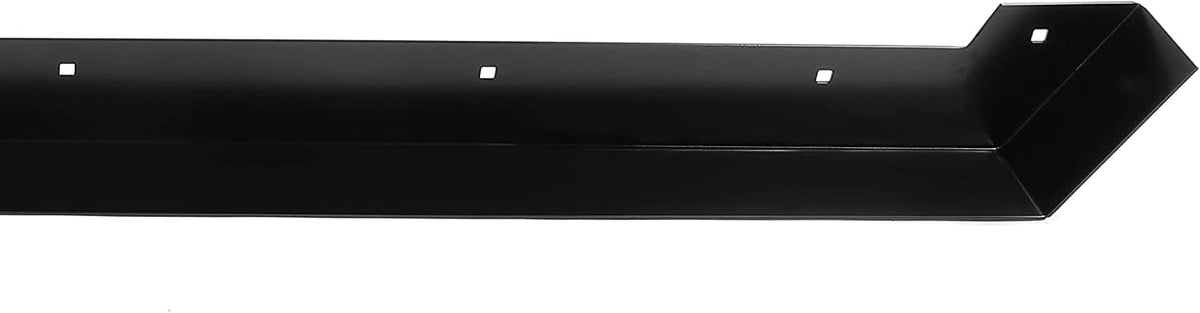 2PCS Powder Coated Steel Black Rock Sliders A32927