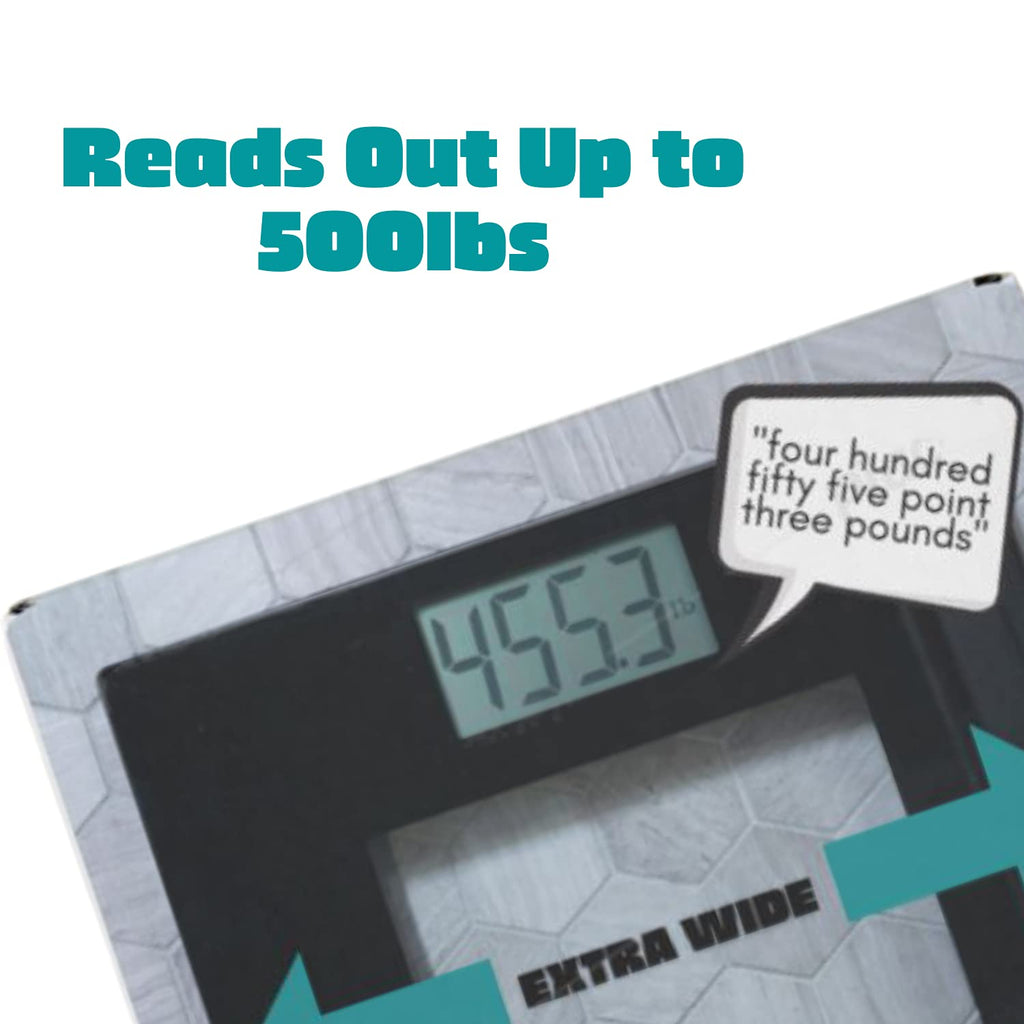 Pack of 2 Glass Digital Bathroom Scale J6874