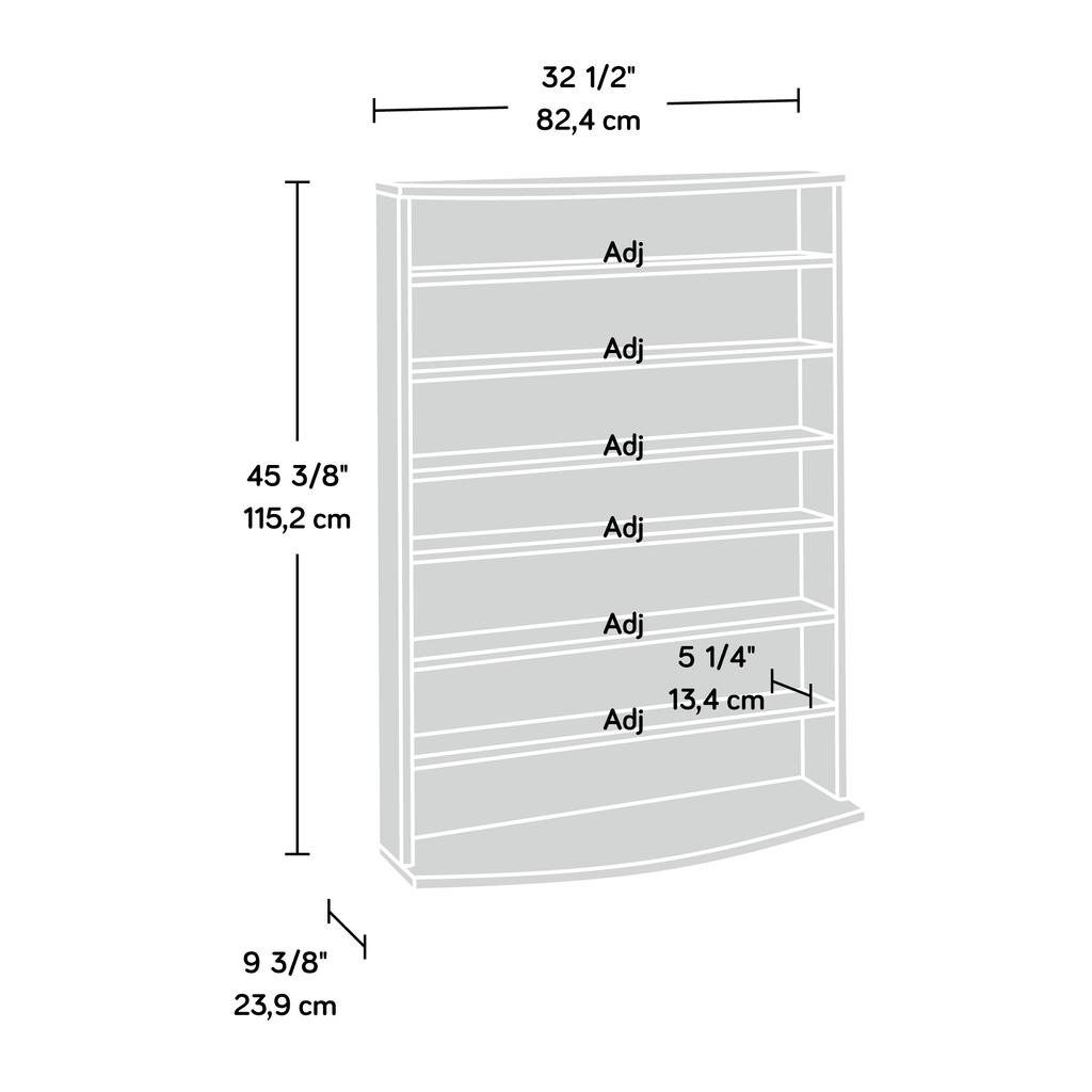 Cinnamon Cherry Multimedia Storage Tower R802