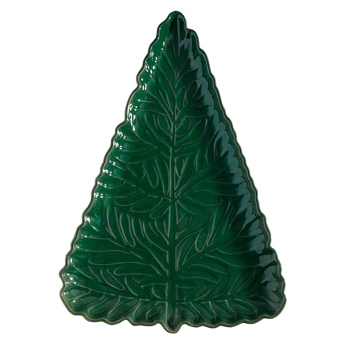 Tree Shaped Serving Plate Ceramic Platter D135617