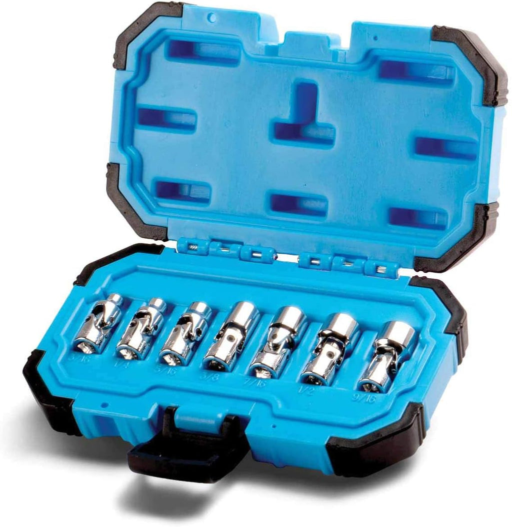 1/4 in. Drive Universal Socket Set, 5-15 mm Metric, 12-Piece J60671