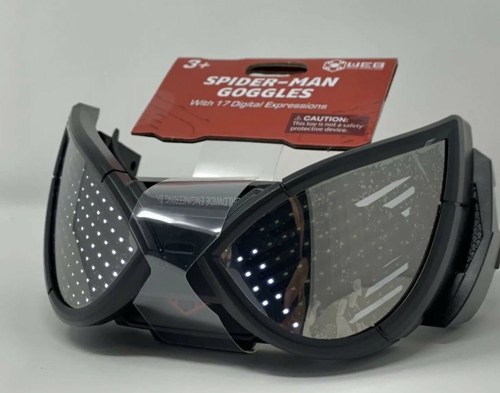 Spider Man Goggles with 17 Digital Expressions U385