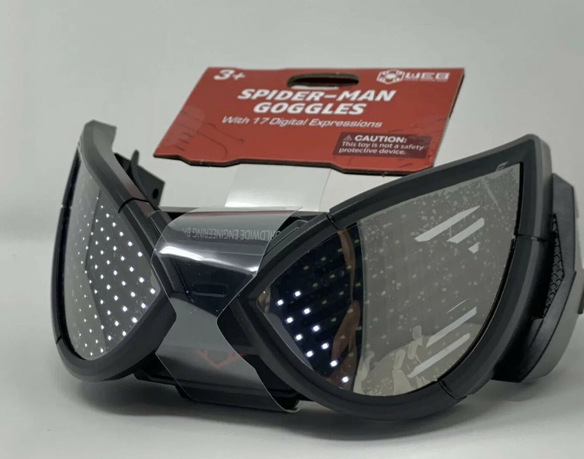 Spider Man Goggles with 17 Digital Expressions U385