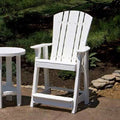 Lime Green/Black Plastic Adirondack Chair K1590