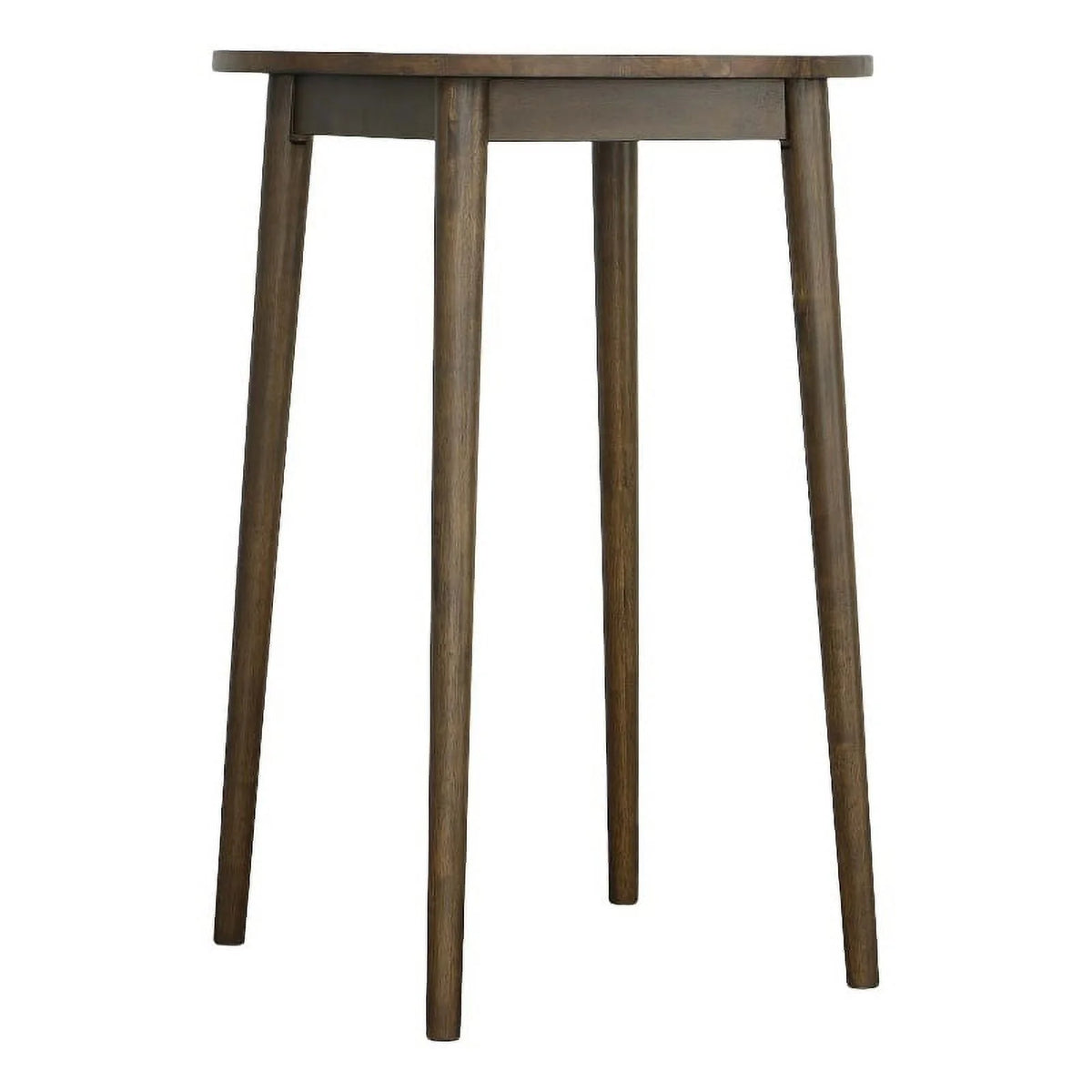 Wood Round Bar/Pub Table in Walnut Brown P19039