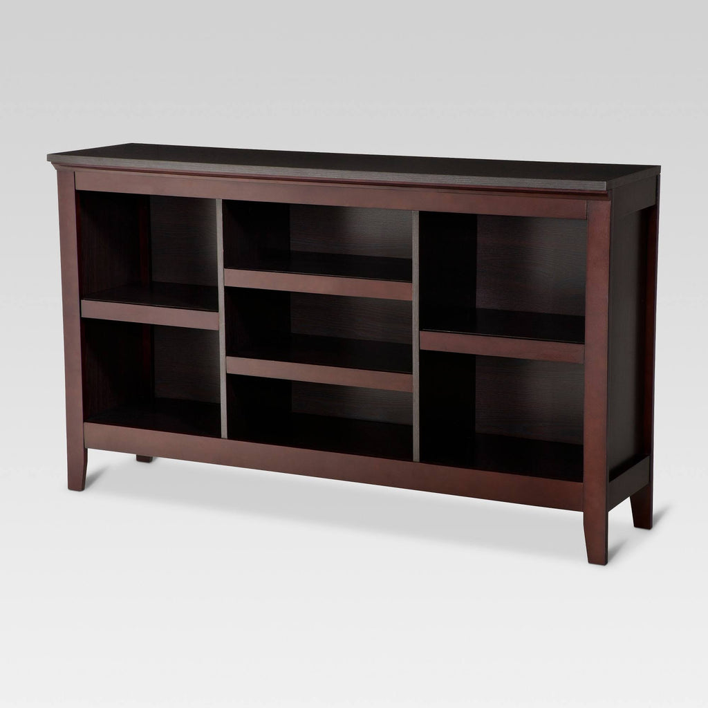 32x22 Espresso Bookcase with Adjustable Shelves Q1003