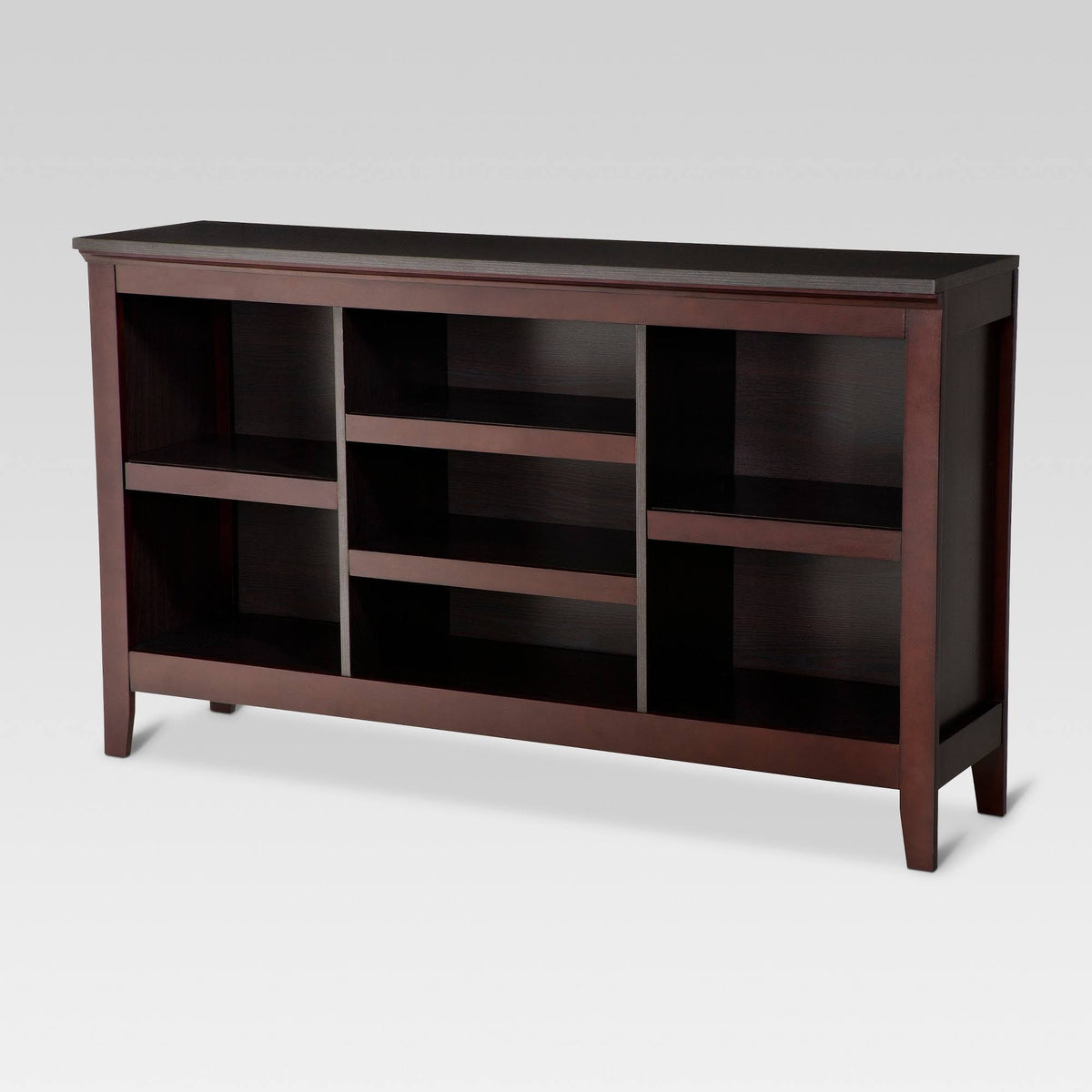 32x22 Espresso Bookcase with Adjustable Shelves Q1003