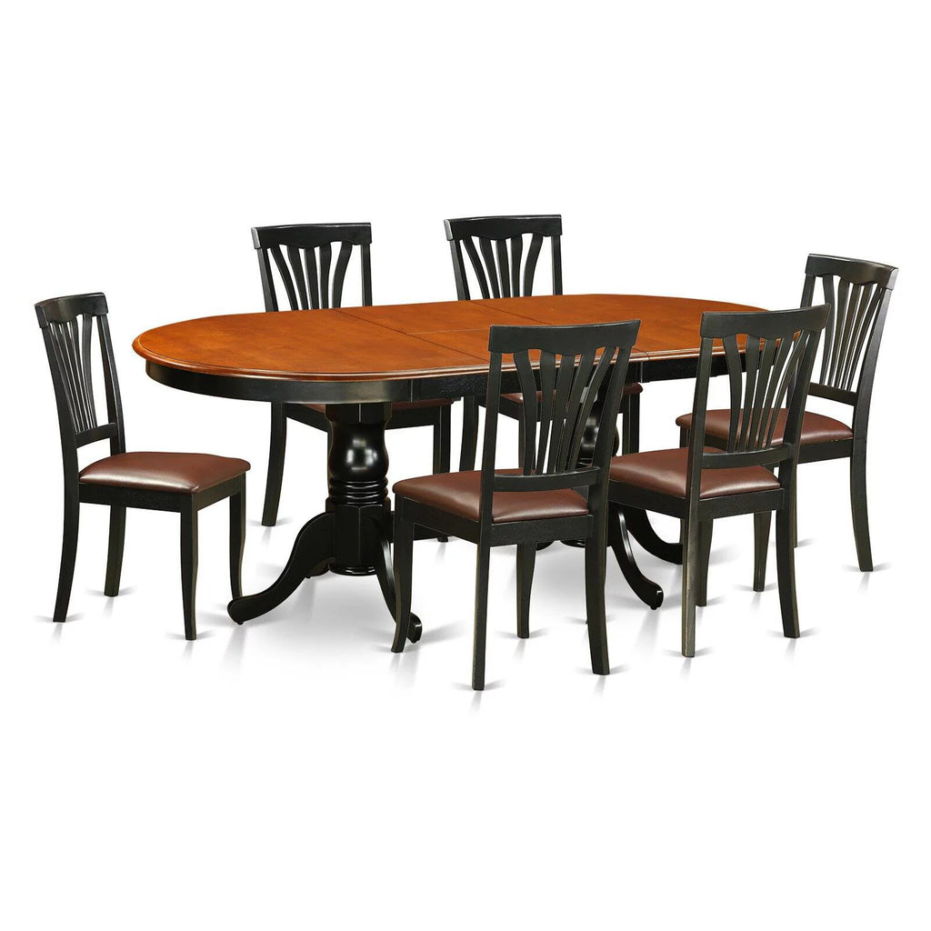 7 Piece Wood Dining Room Table Set M751119