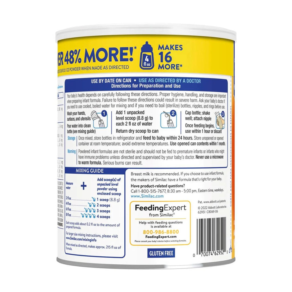 Baby Formula 29.8-oz Can J5641