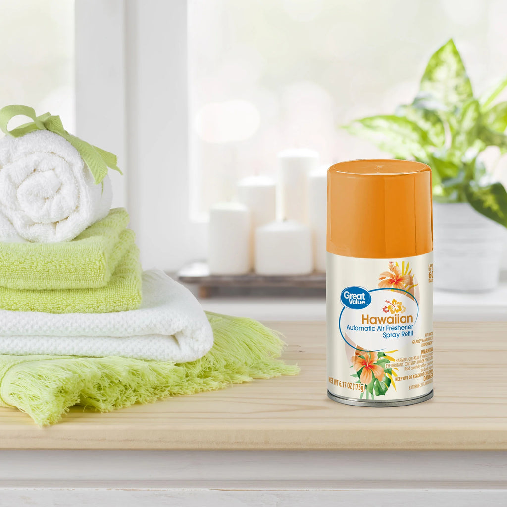 Automatic Air Freshener Spray Refill, Hawaiian, 2 Pieces G389562
