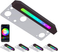4-Pack 1.5W 7 Inch IP65 Waterproof Step Light, 12V Low Voltage AC/DC, Soft White 2700K B1741