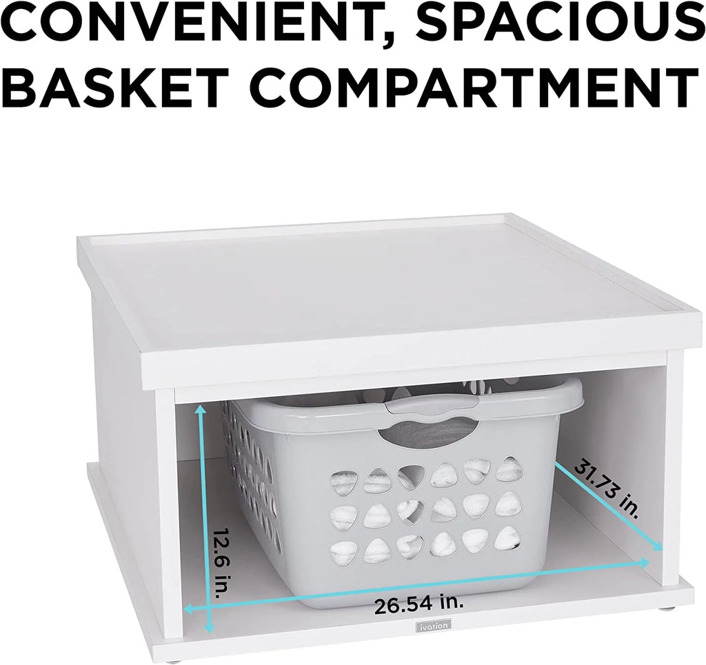 Wooden Laundry Pedestal P6545