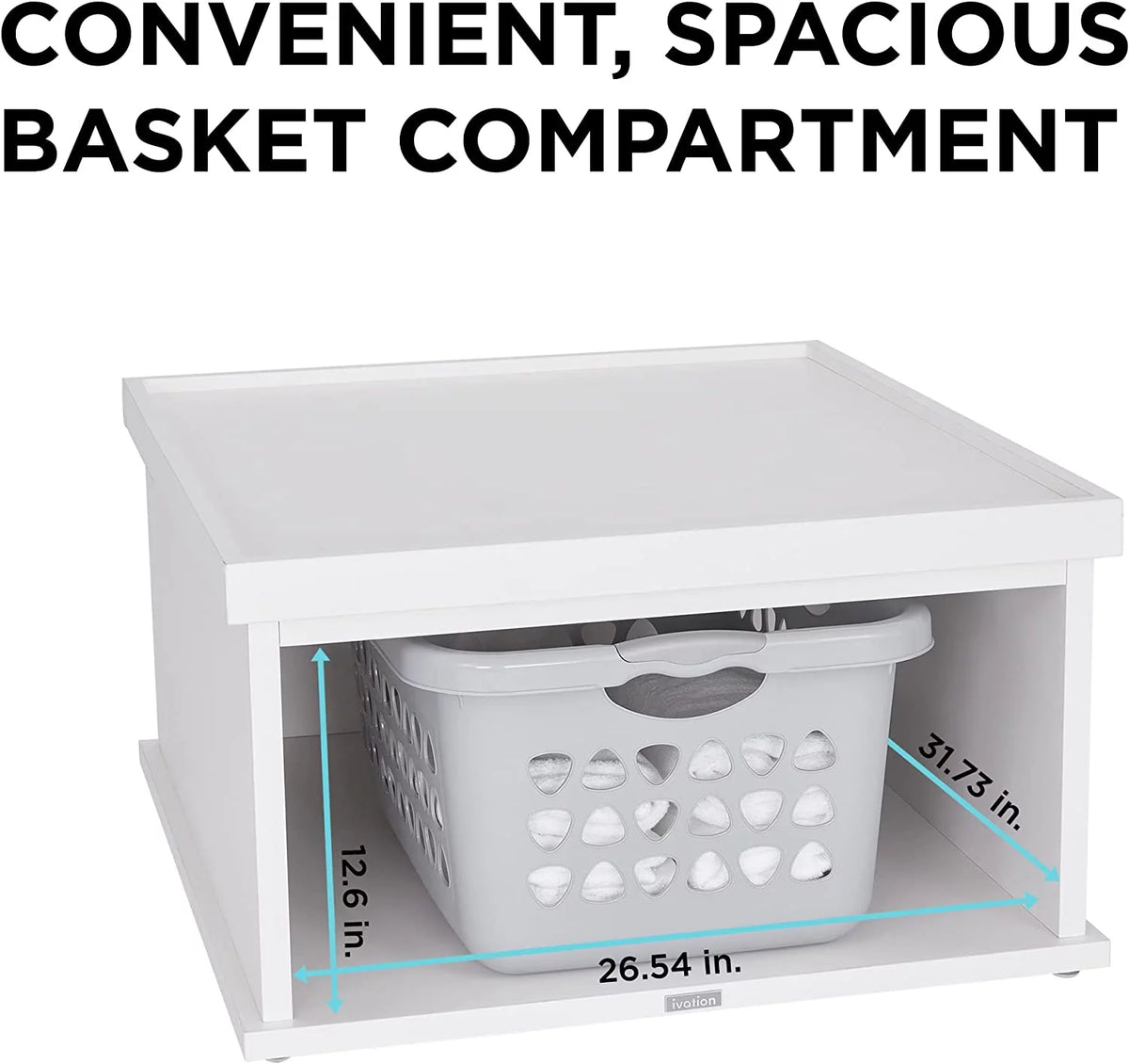 Wooden Laundry Pedestal P6545