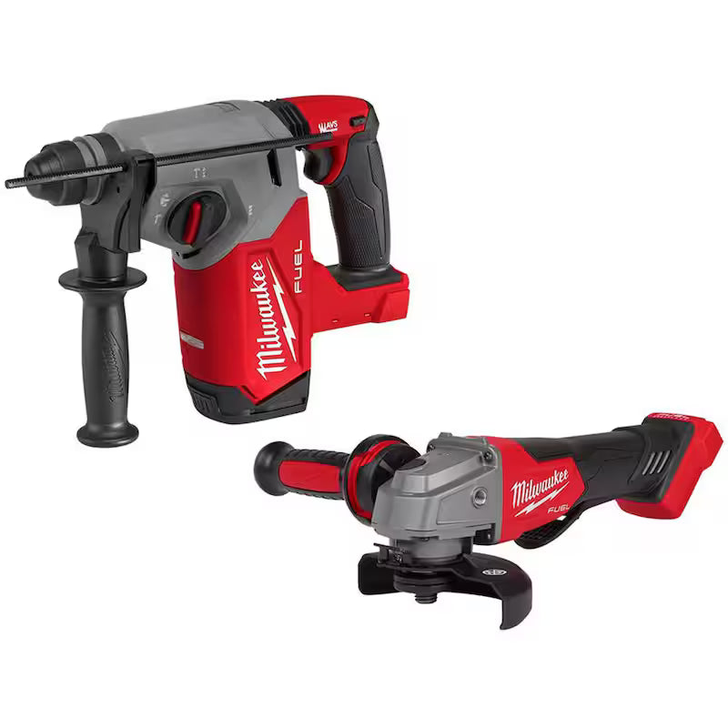 18V Brushless Cordless SDS-Plus Rotary Hammer with Grinder 2-Tool Q43428