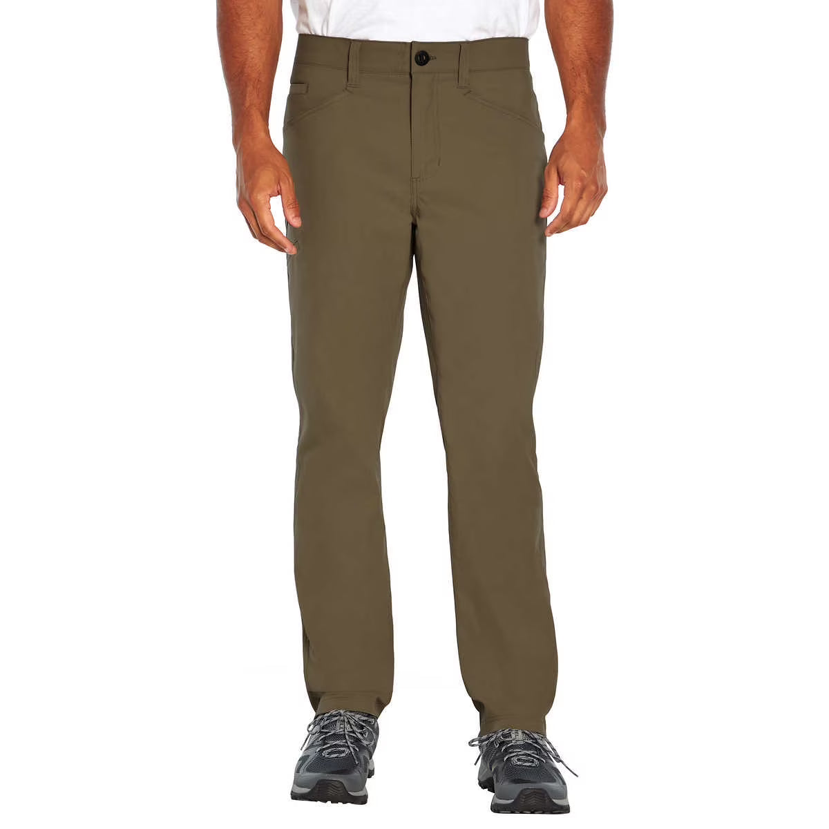 Green 32 x 30 Water Resistant Stretch Trek Pants R26798