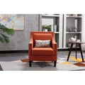 Orange Linen Armchair F62388