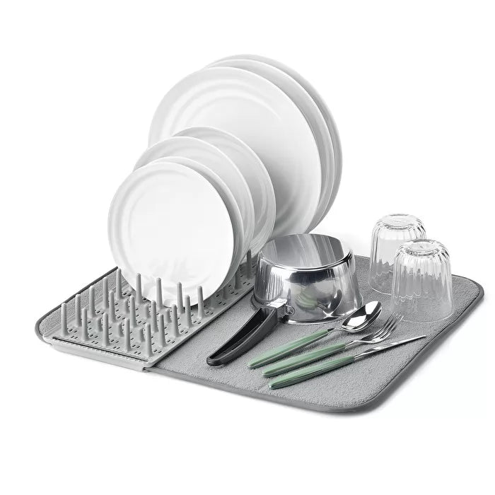 Dish Drainer With Mat Milk White W610