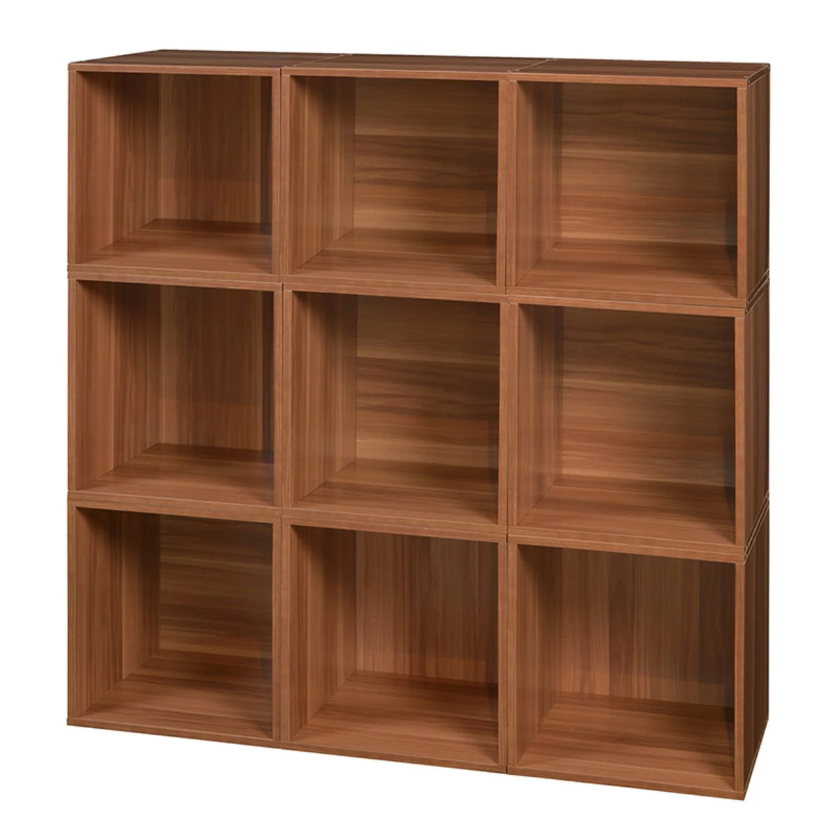 9-Cube Storage Set Wooden Finish Z636