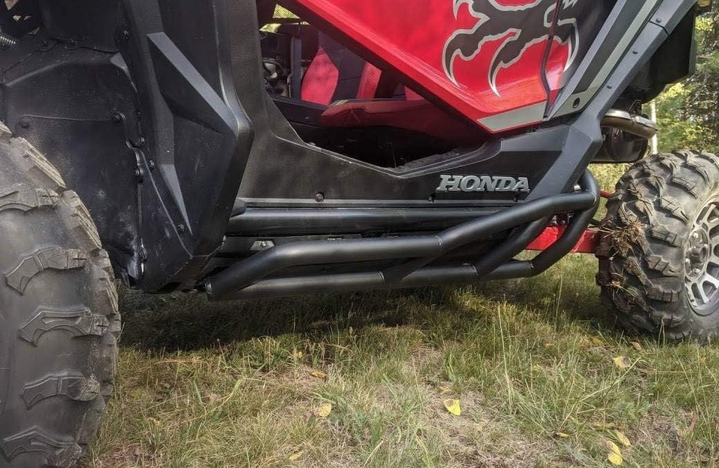 Black Nerf Bars Rock Sliders Tree Kickers for Honda Talon Two Seat 1000X / 1000R O47496