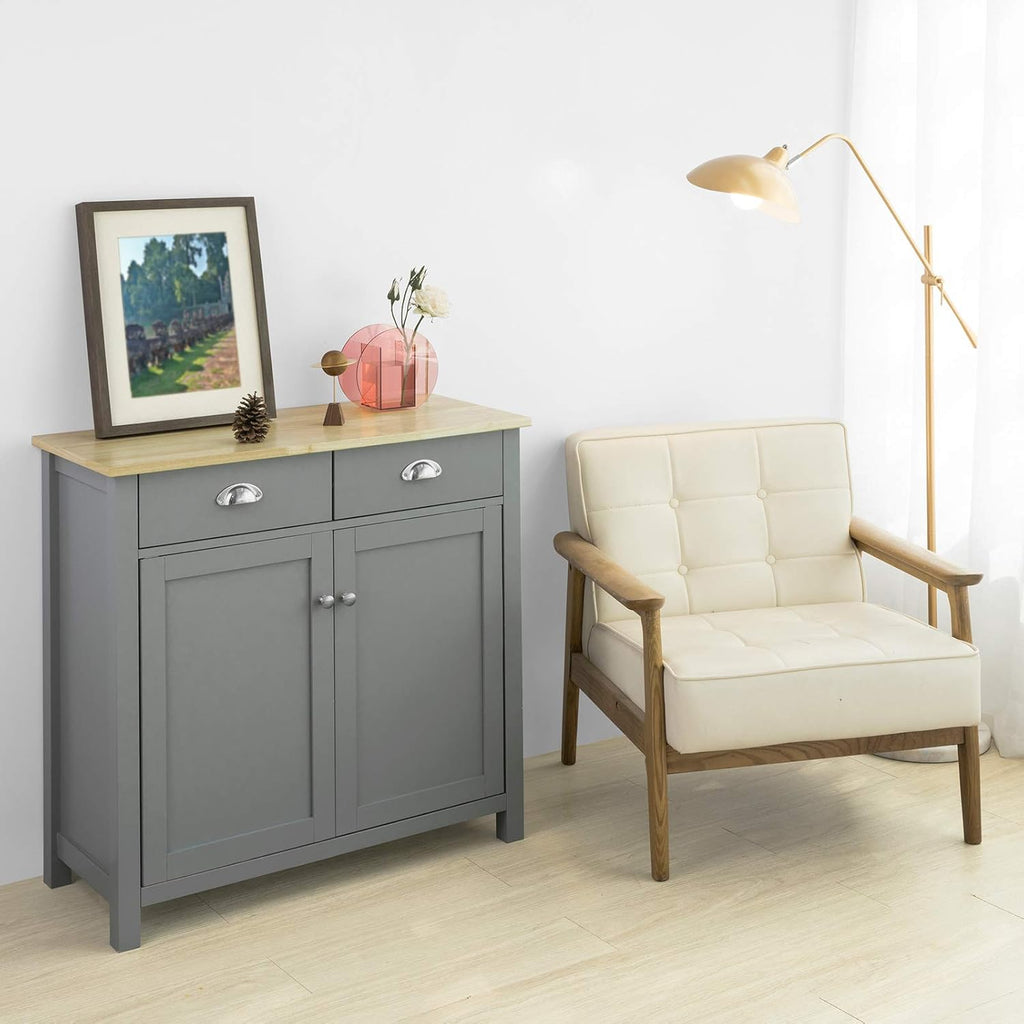 Grey Storage Cabinet Sideboard T48240