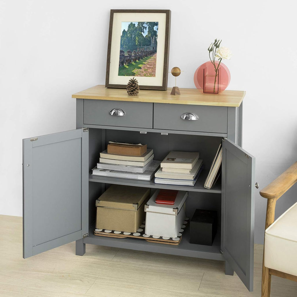 Grey Storage Cabinet Sideboard T48240