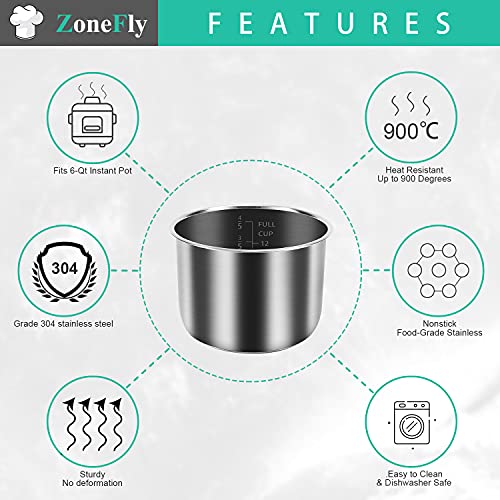 8Qt Stainless Steel Inner Pot X618454