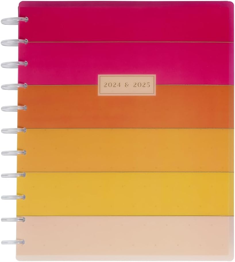 12-Month Academic Planner, July 2024–June 2025, Big Size, 72 Pages, 8 1/2" x 11" O8840