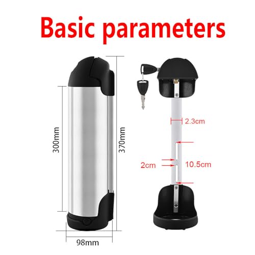 36V 8Ah 10Ah 12Ah 13Ah Lithium E-Bike Battery with Standard Charger F3006