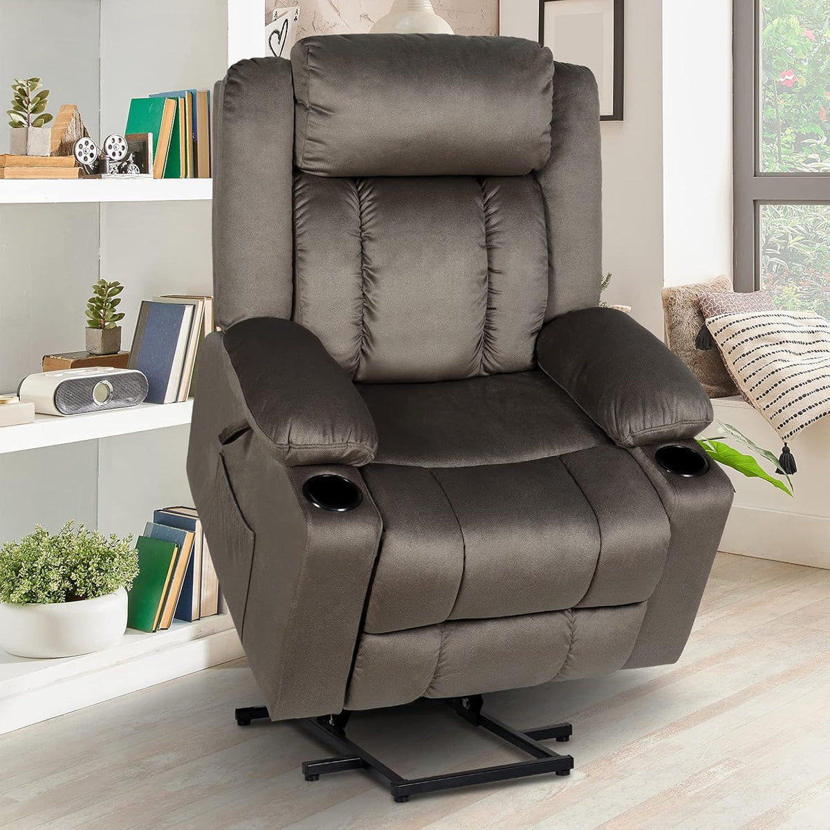 Dual Motor Electric Power Lift Recliner Chair with Adjustable Headrest R612893