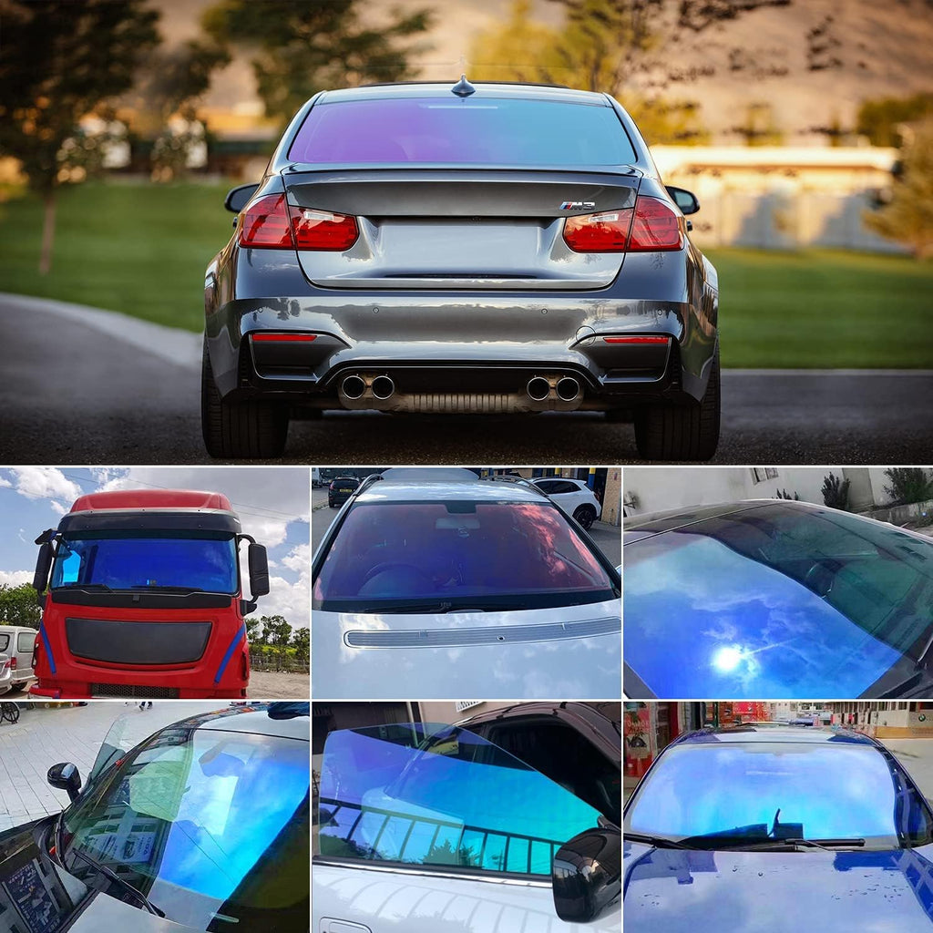 Window Tint Film Chameleon Color 70% VLT 29.29" x 9.84' Ft Roll Pack of 2 E997152