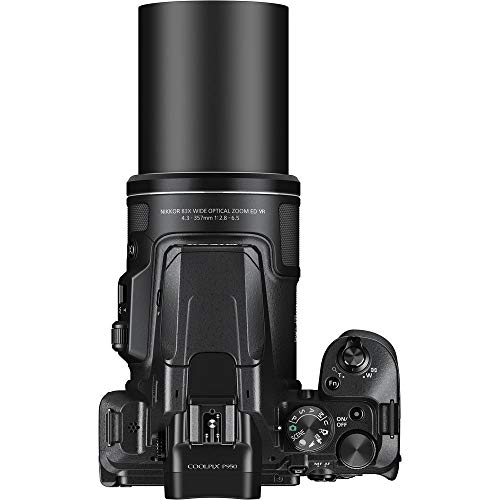 Black 16 MP Superzoom Digital Camera with 83x Optical Zoom I57228