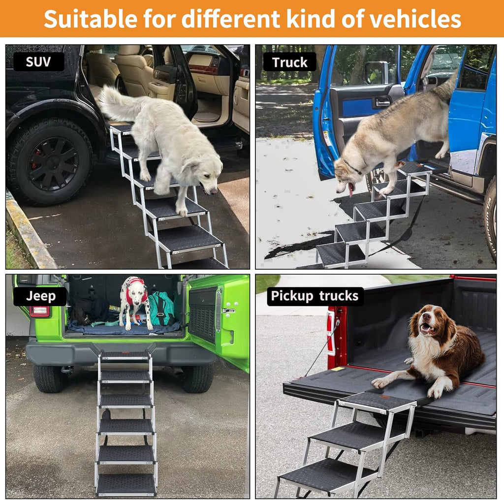 Folding Dog Ramp with Nonslip Surface O107