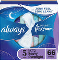 Unscented Feminine Pads with Wings, 66 Count G200833