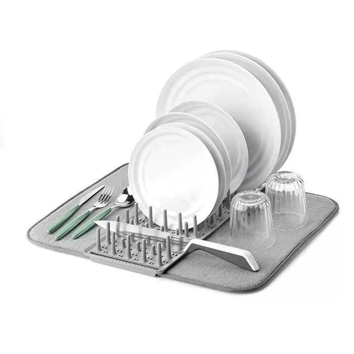 Dish Drainer With Mat Milk White W610