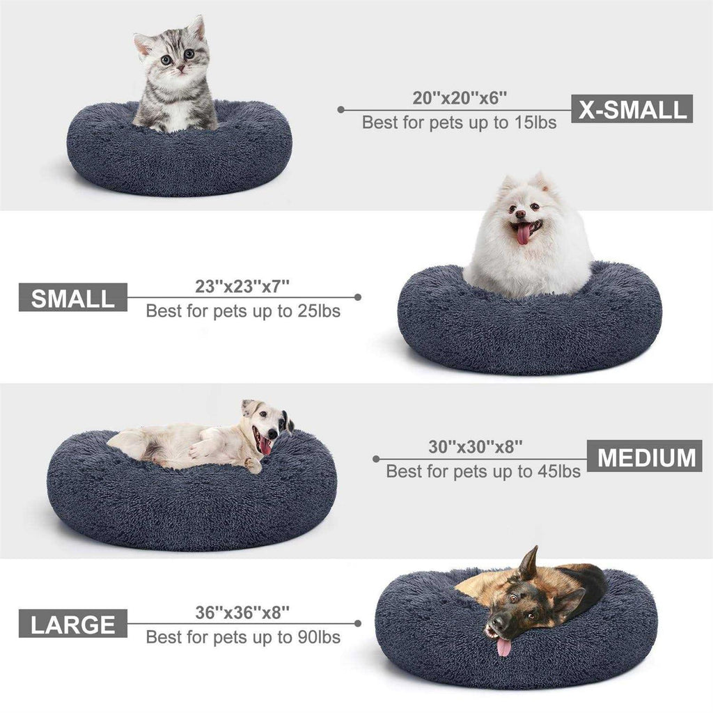 Orthopedic Donut Cuddler Round Dog Bed X6208