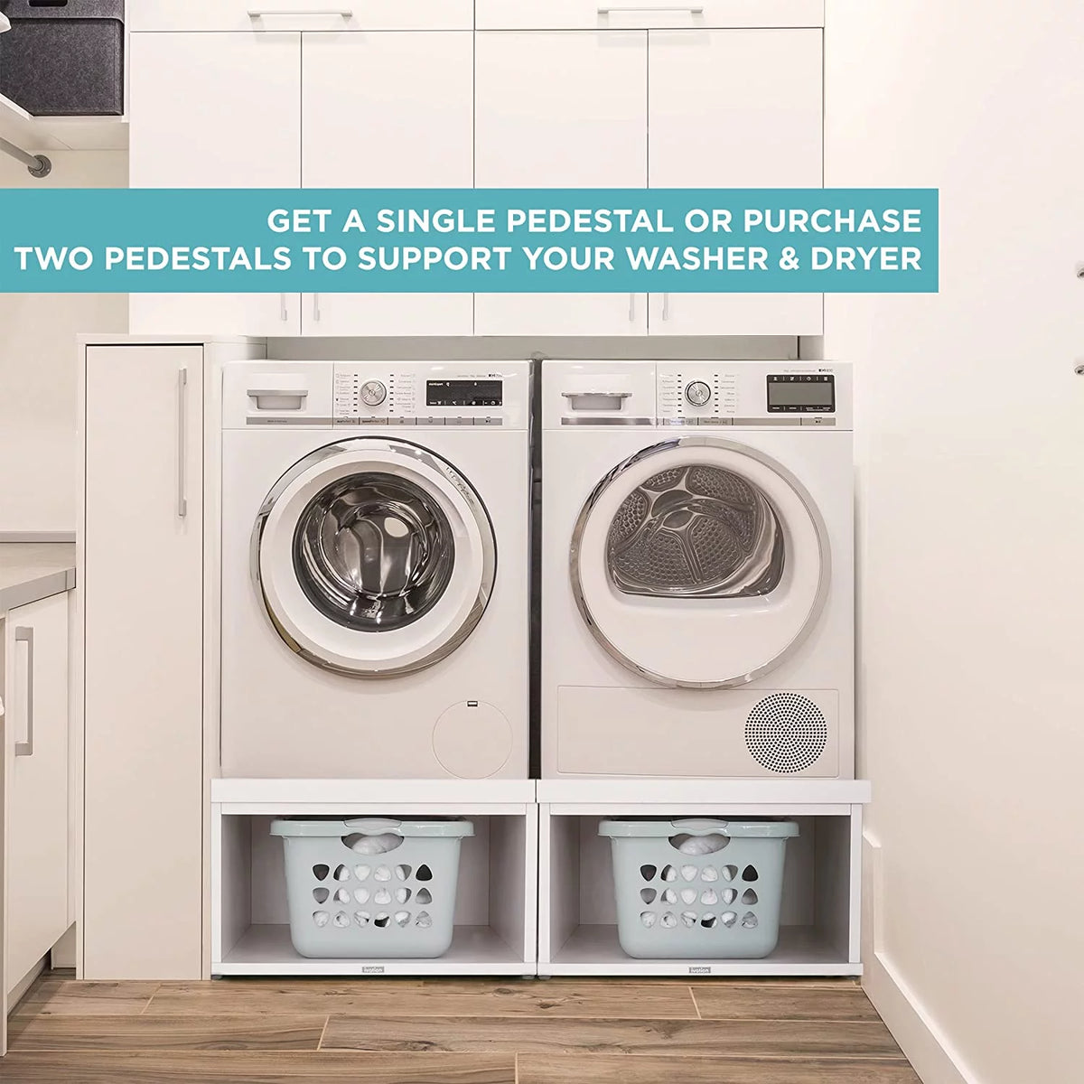 Wooden Laundry Pedestal P6545