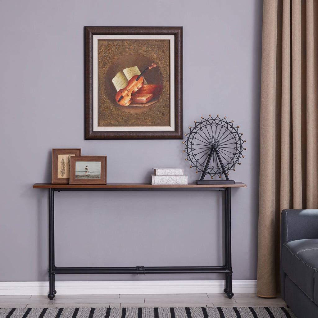 Black/Espresso Console Table L568