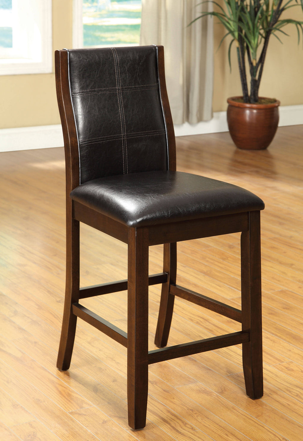 Counter Height Chair Set of 2 Q81009
