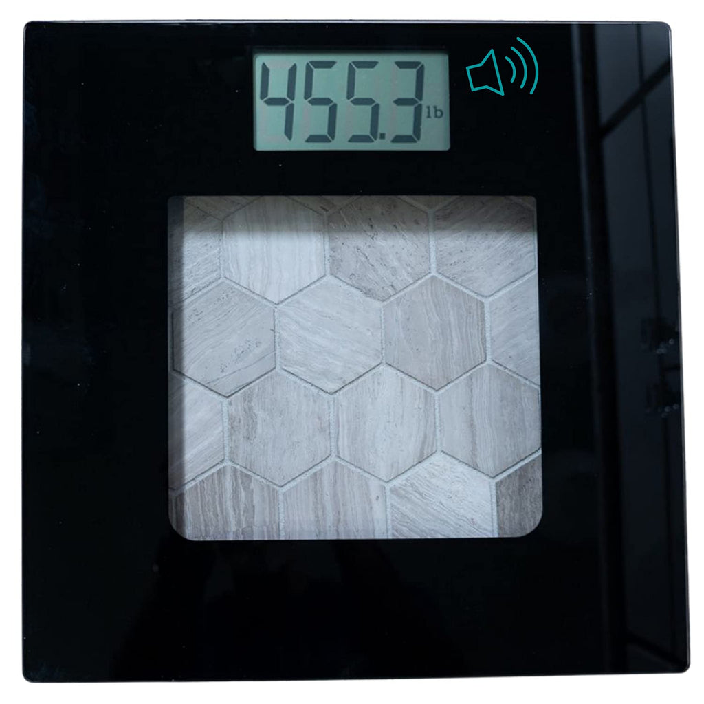 Pack of 2 Glass Digital Bathroom Scale J6874