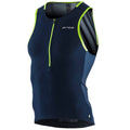 Blue/Green Tri Top O842