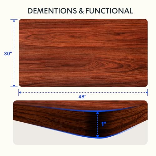 Black Electric Standing Desk with Clamp Power Strip P5840