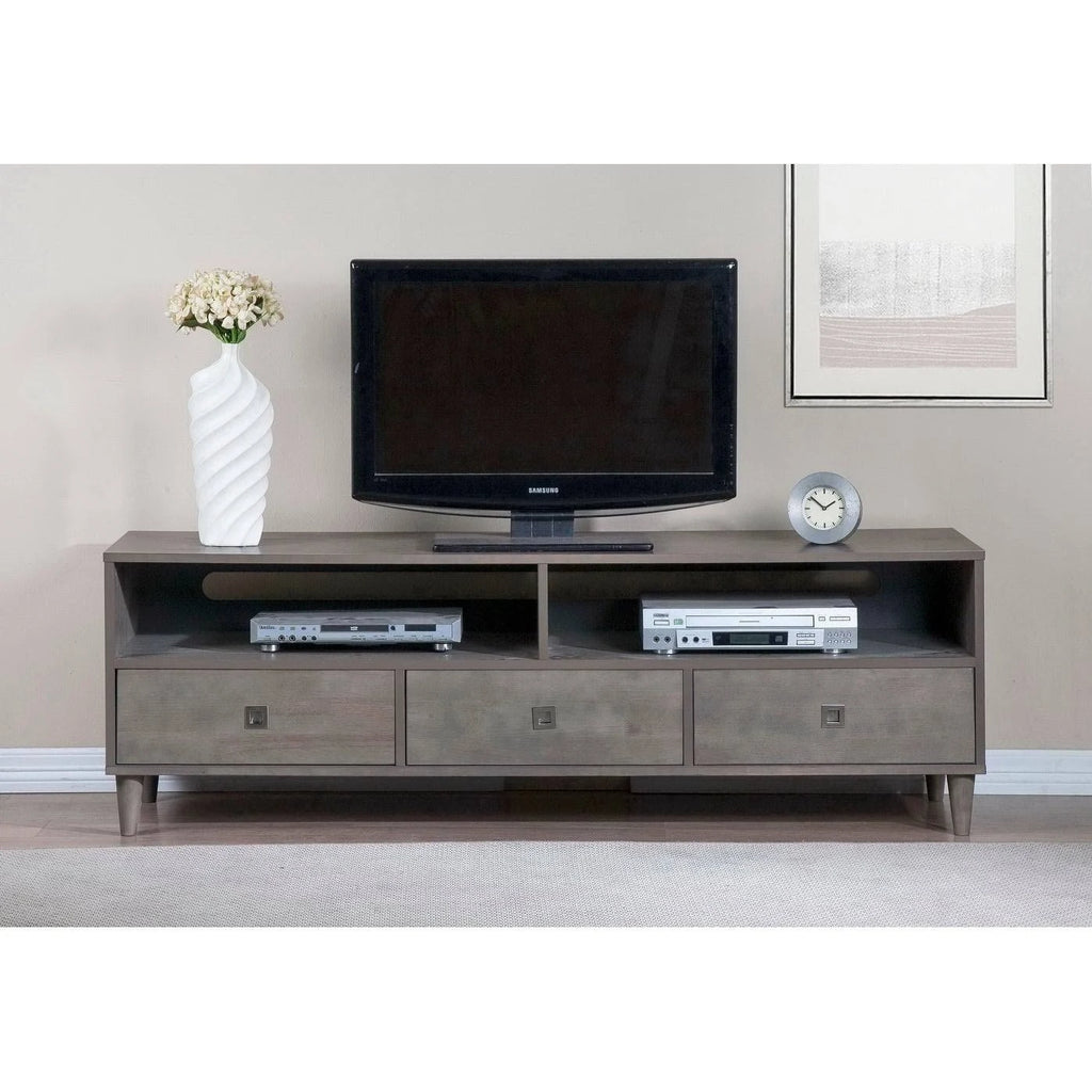Gray Rubberwood Entertainment Center W51210