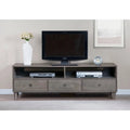 Gray Rubberwood Entertainment Center W51210