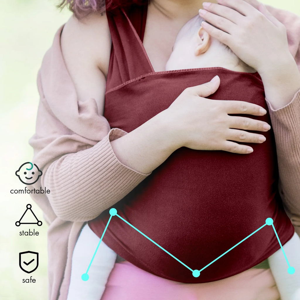 Organic Cotton Adjustable Baby Wrap Carrier V84330