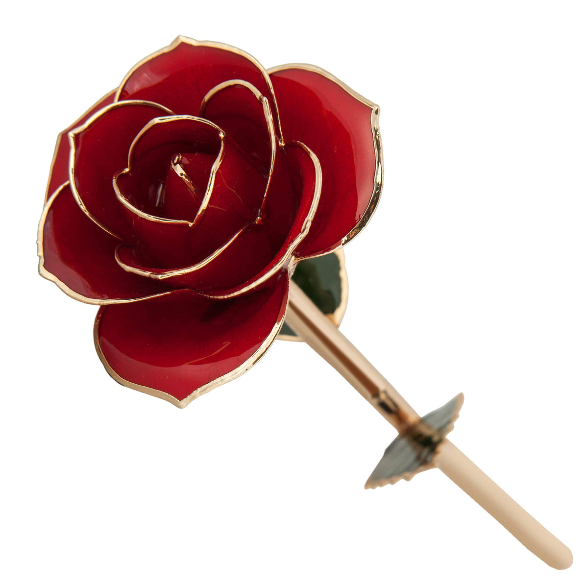24K Gold Dipped Laquered Rose G7888