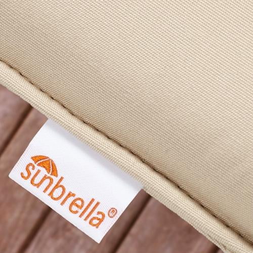 Sunbrella Textured Neutral 20-inch Chair Cushion S385657