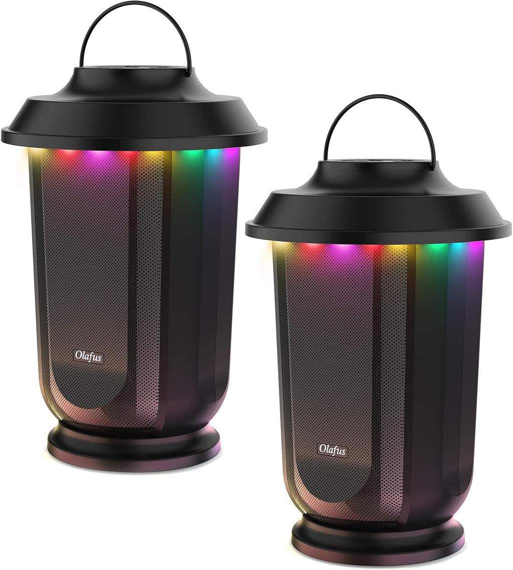 20W Portable Bluetooth Speaker 2 Pack with RGB LED Y555
