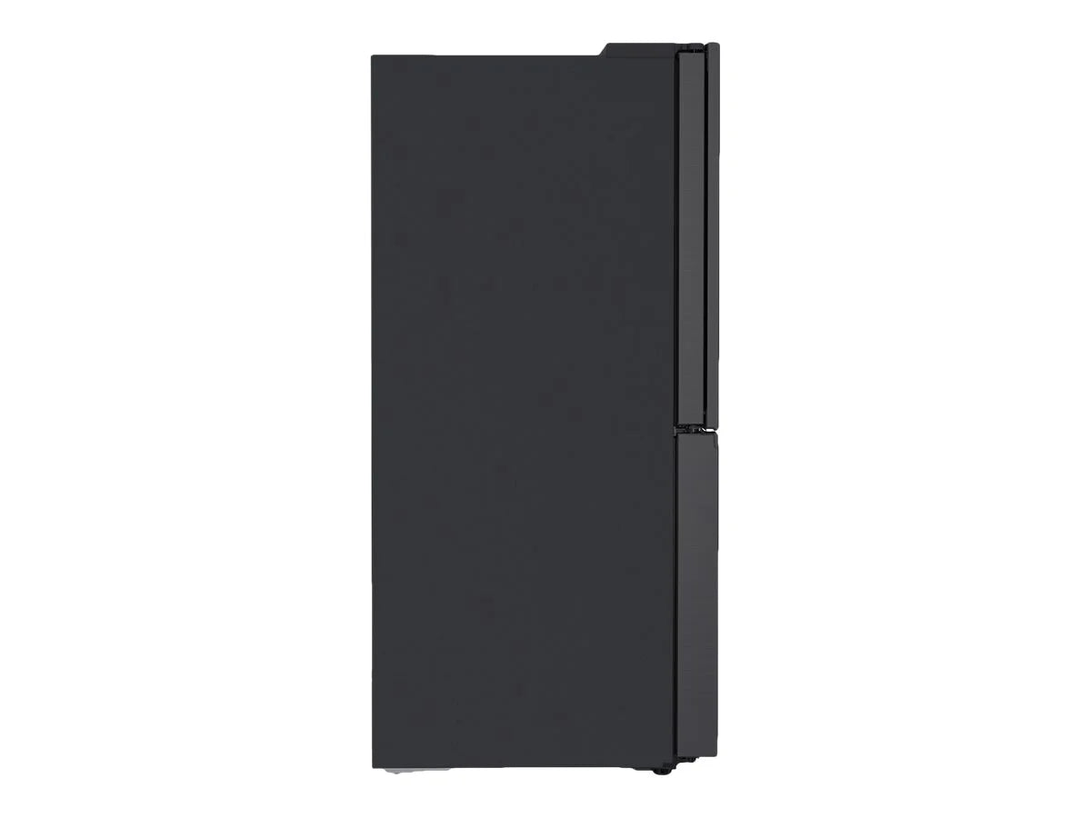Black Stainless Steel Bottom-Freezer Refrigerator F2049