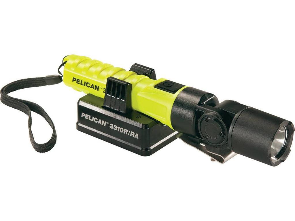 Right-Angle Rechargeable Flashlight (Yellow) D357578