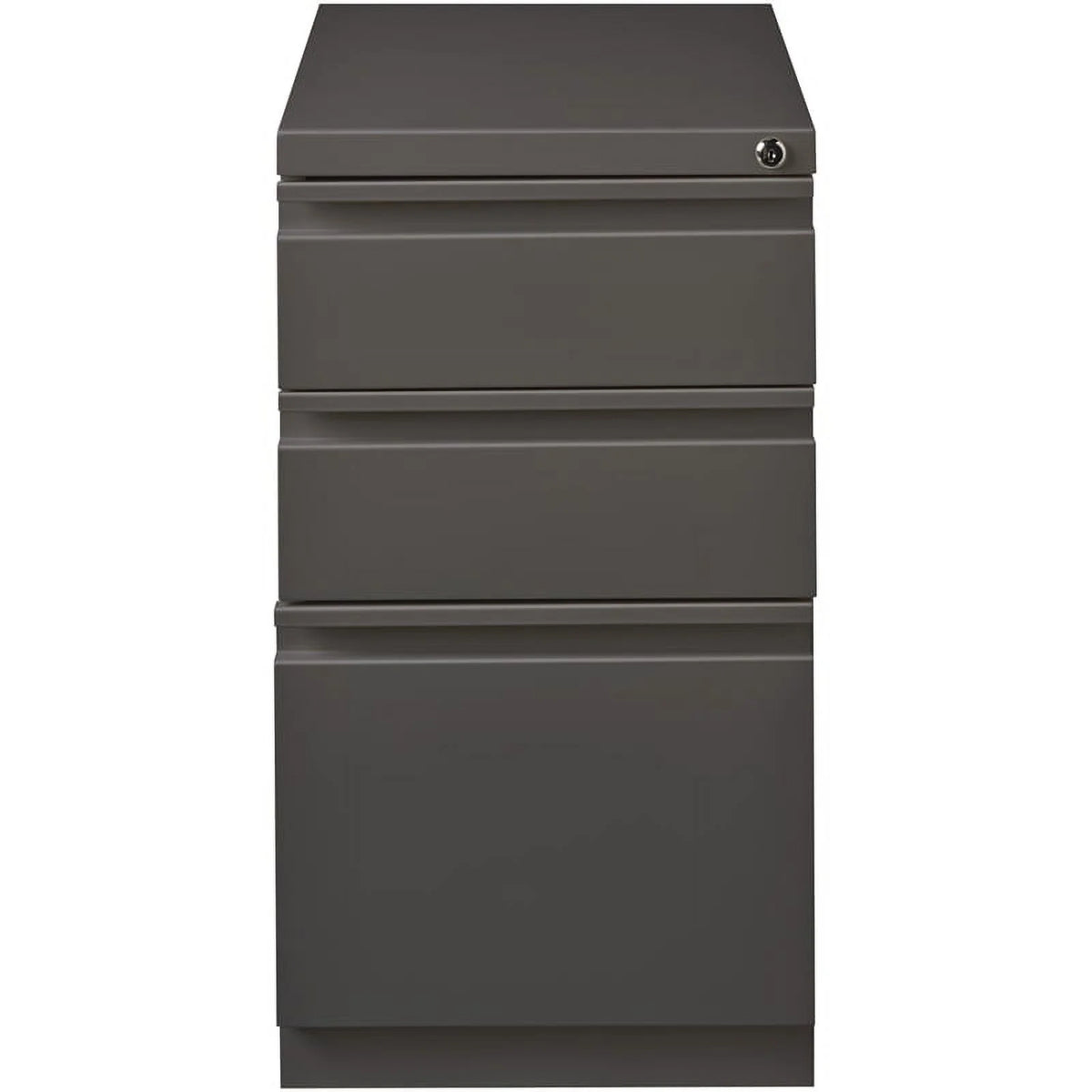 Espresso 3-Drawer Metal Mobile File Cabinet T2313